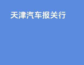 天津汽车报关行