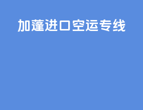 加蓬进口空运专线
