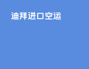 迪拜 进口 空运