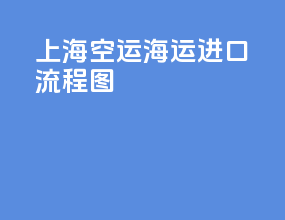 上海空运海运进口流程图
