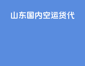 山东国内空运货代