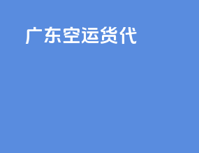 广东空运货代