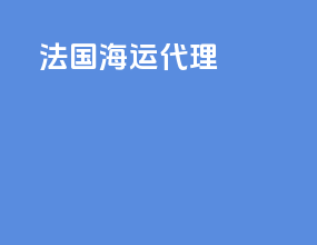 法国海运代理