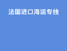 法国进口海运专线
