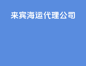 来宾海运代理公司