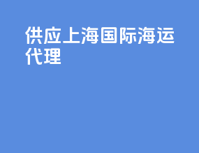 供应上海国际海运代理