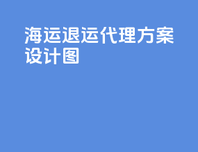 海运退运代理方案设计图