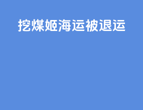 挖煤姬海运被退运